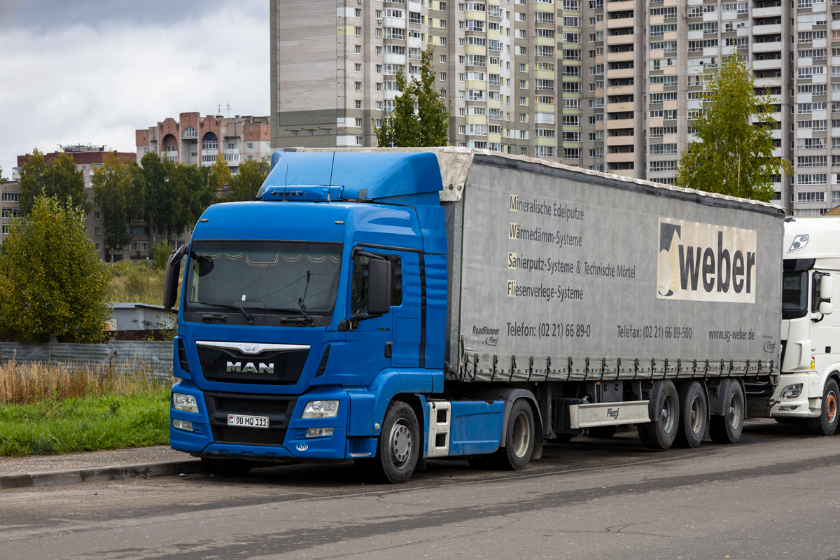 Армения, № 90 MQ 111 — MAN TGS Euro 6 (Общая модель)
