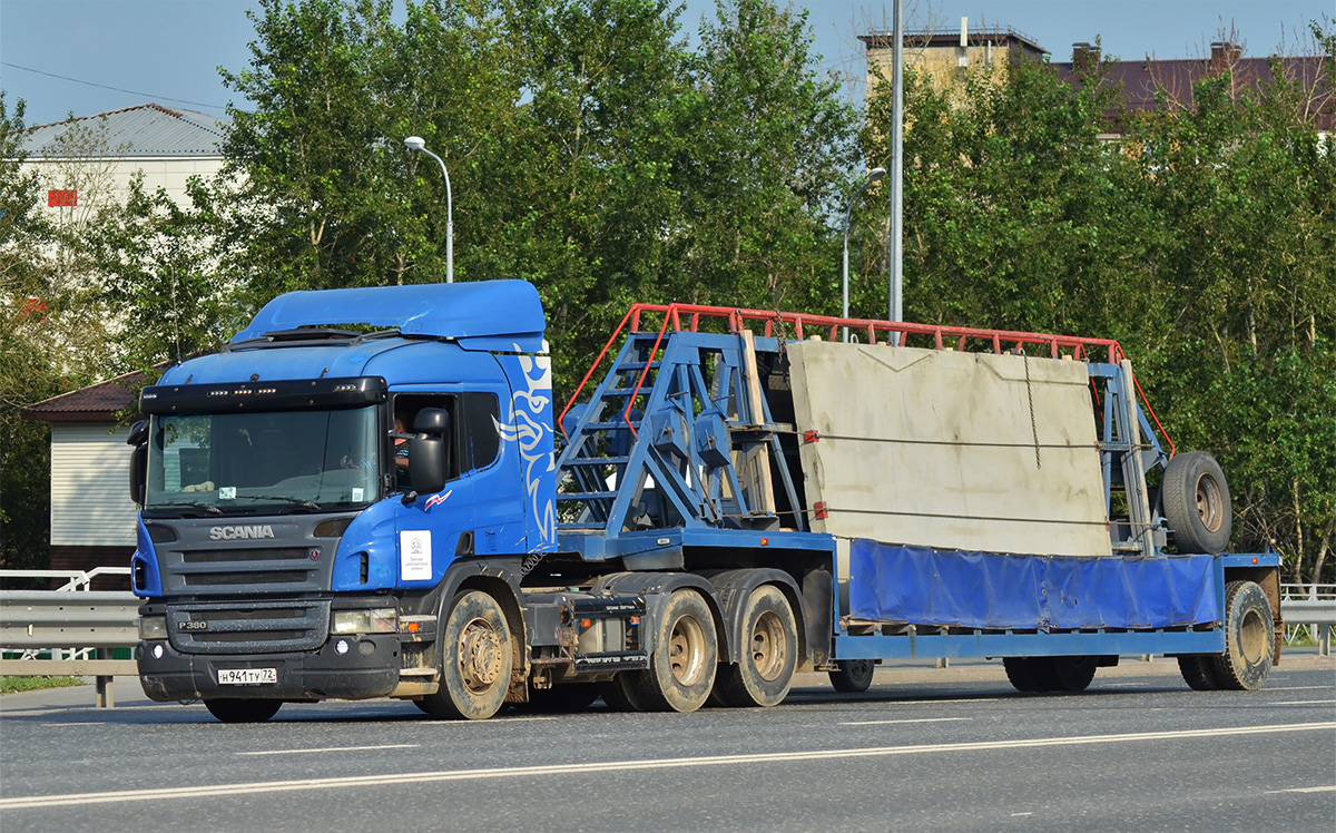Тюменская область, № Н 941 ТУ 72 — Scania ('2004) P380