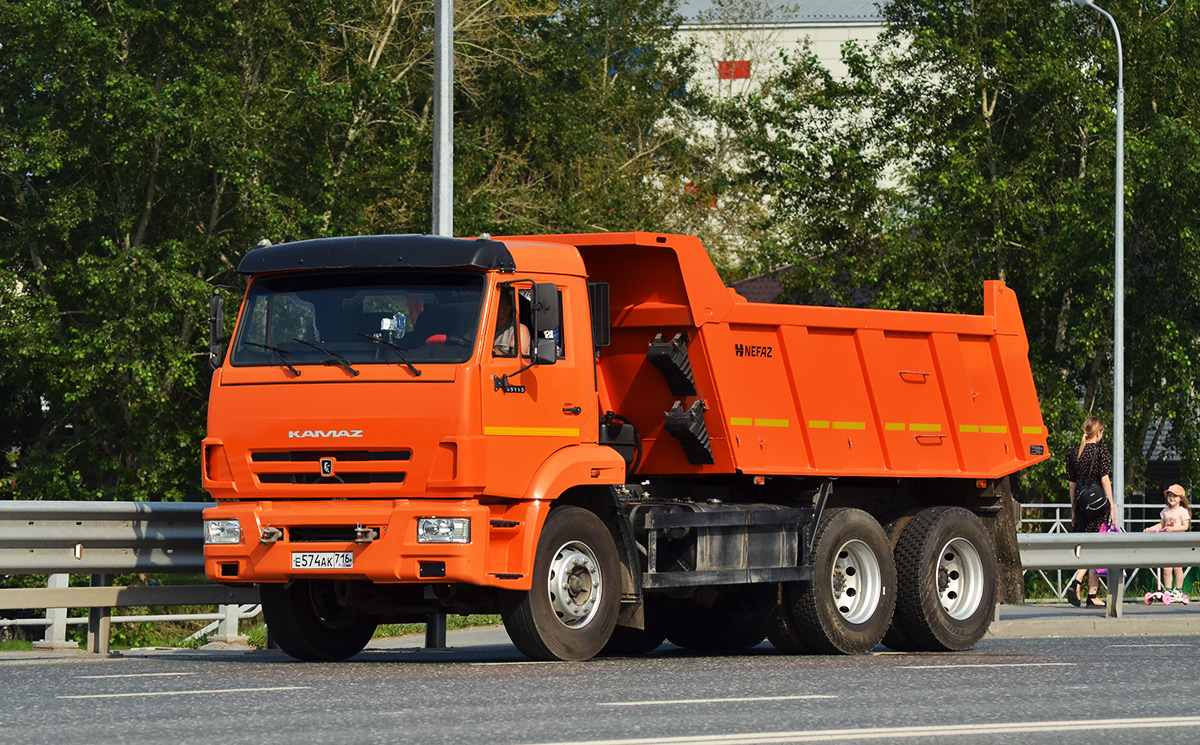 Татарстан, № Е 574 АК 716 — КамАЗ-65115 (общая модель)