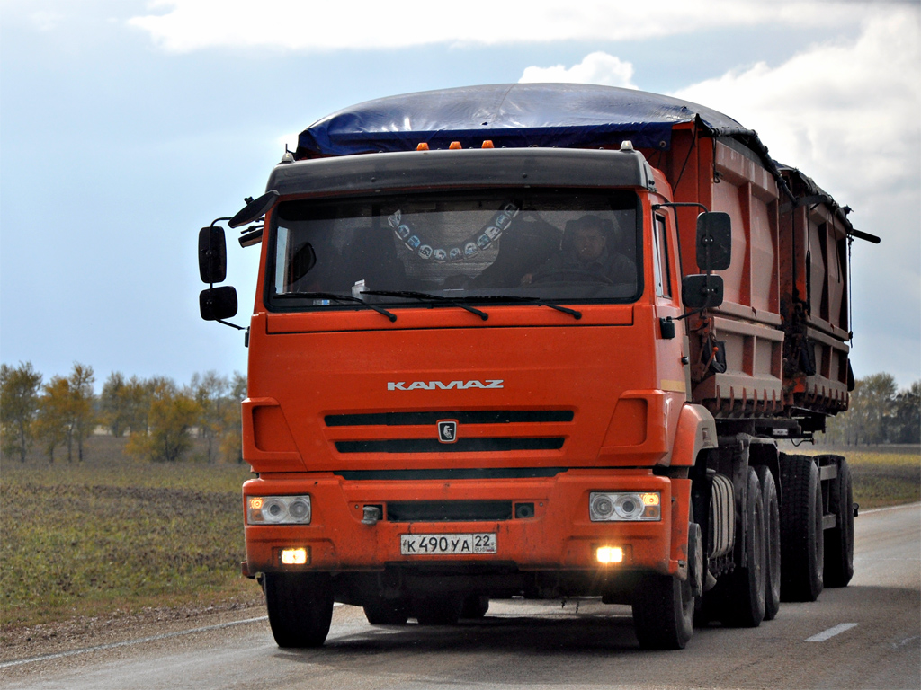 Алтайский край, № К 490 УА 22 — КамАЗ-65115-A4(23)