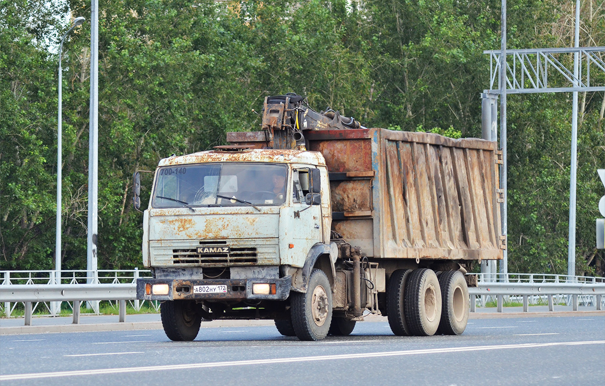 Тюменская область, № А 802 НУ 172 — КамАЗ-53229-15 [53229R]