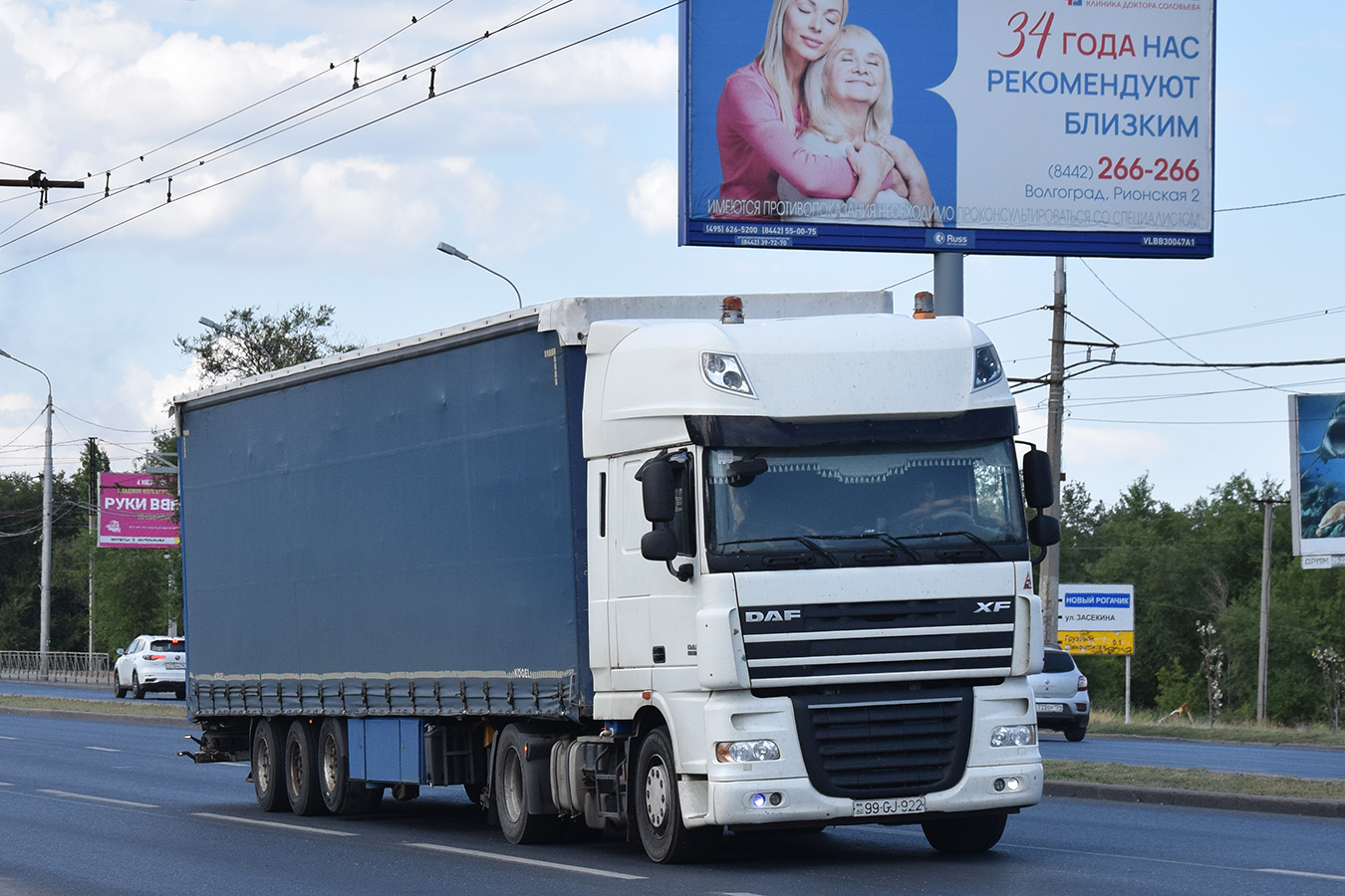 Азербайджан, № 99-GJ-922 — DAF XF105 FT