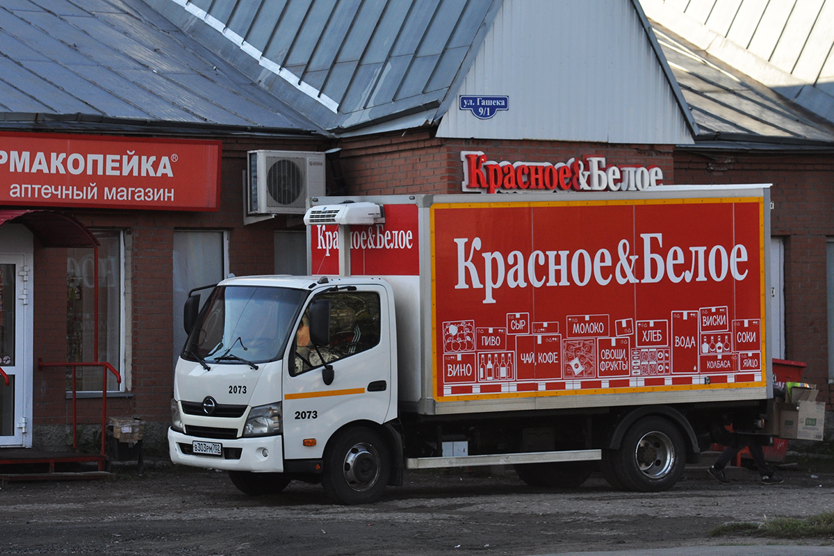 Омская область, № 2073 — Hino 300
