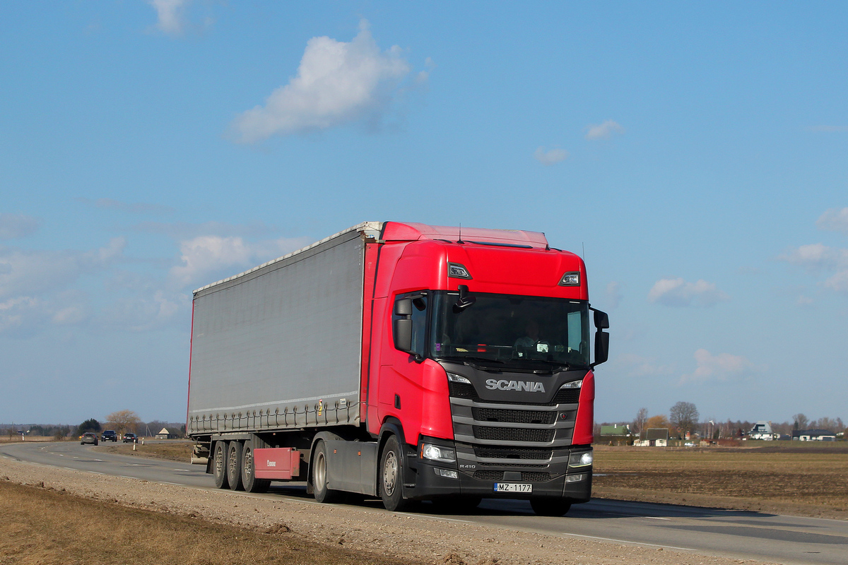 Латвия, № MZ-1177 — Scania ('2016) R410