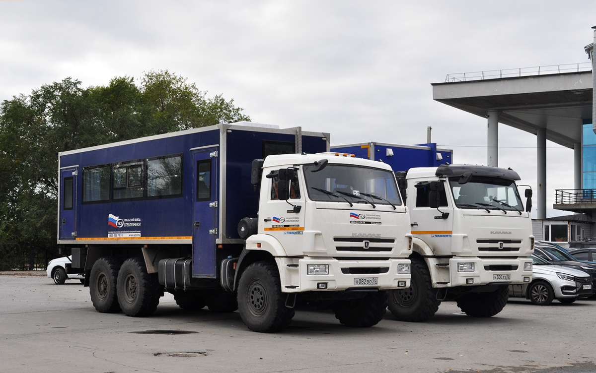 Томская область, № Н 082 ВО 70 — КамАЗ-43118 (общая модель)