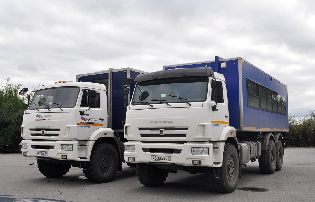 Томская область, № К 500 АХ 70 — КамАЗ-43118 (общая модель)