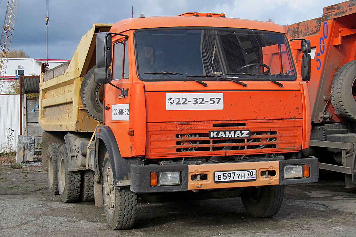 Томская область, № В 597 УН 70 — КамАЗ-5511