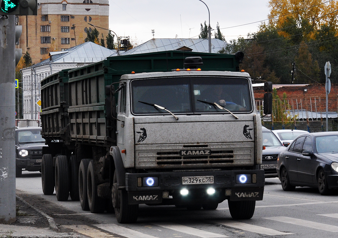 Омская область, № М 329 КС 55 — КамАЗ (общая модель)