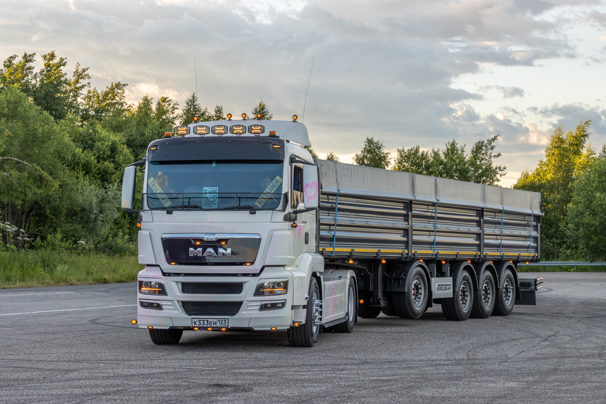Краснодарский край, № К 333 ЕН 123 — MAN TGS 19.360; Московская область — Фестиваль TruckDay 2026