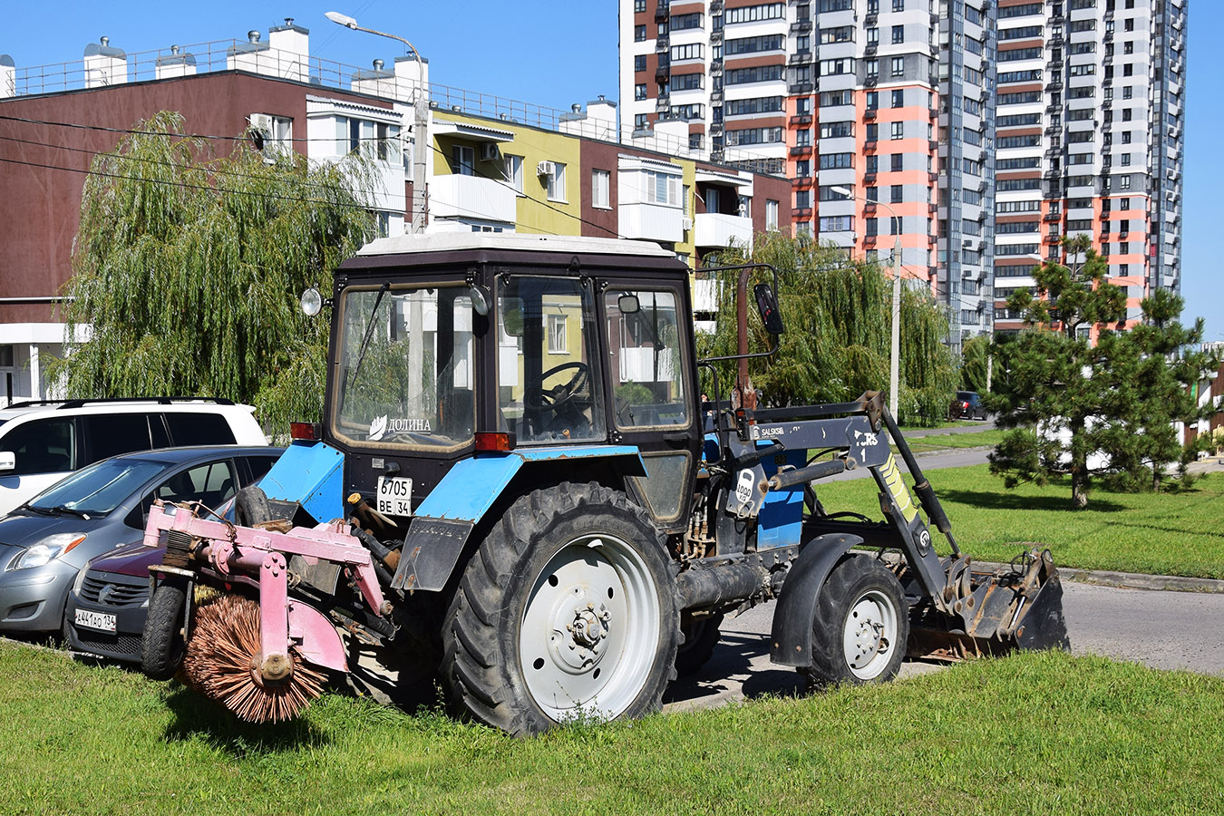 Волгоградская область, № 6705 ВЕ 34 — Беларус-82.1