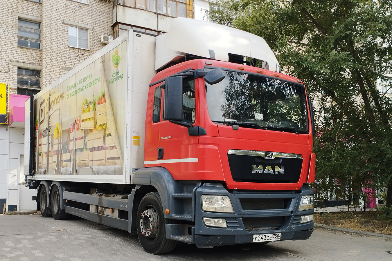 Волгоградская область, № У 243 СЕ 750 — MAN TGS 28.360