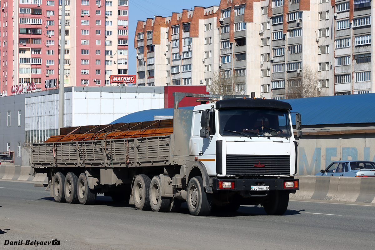 Костанайская область, № 307 HWA 10 — МАЗ-6422 (общая модель)