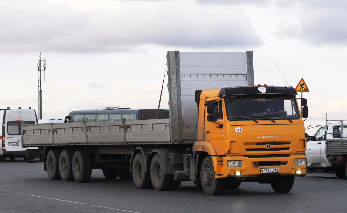 Омская область, № А 186 ВС 155 — КамАЗ-65116-A4(23)