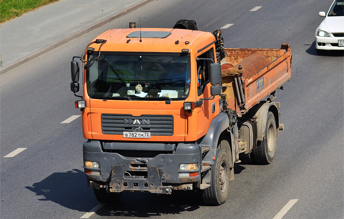 Тюменская область, № В 782 ТМ 72 — MAN TGA 18.310
