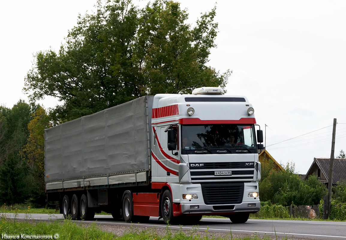 Саратовская область, № Х 454 СК 64 — DAF XF95 FT