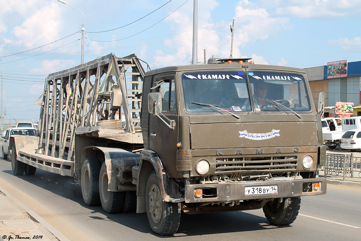 Саха (Якутия), № У 318 ВУ 14 — КамАЗ-5410