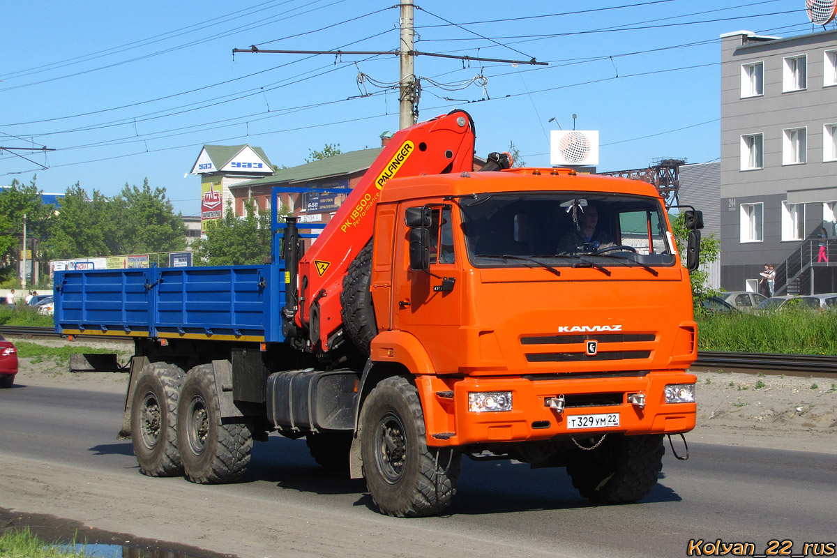 Алтайский край, № Т 329 УМ 22 — КамАЗ-43118-24