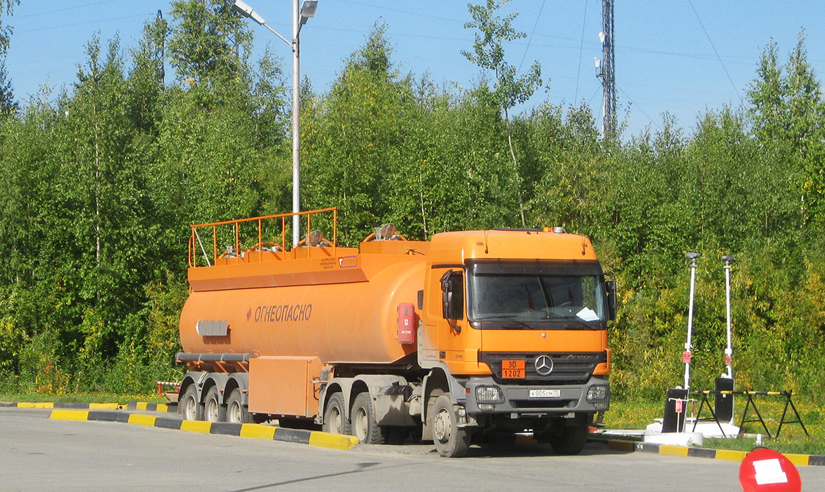 Томская область, № К 005 СМ 70 — Mercedes-Benz Actros ('2003) 3344