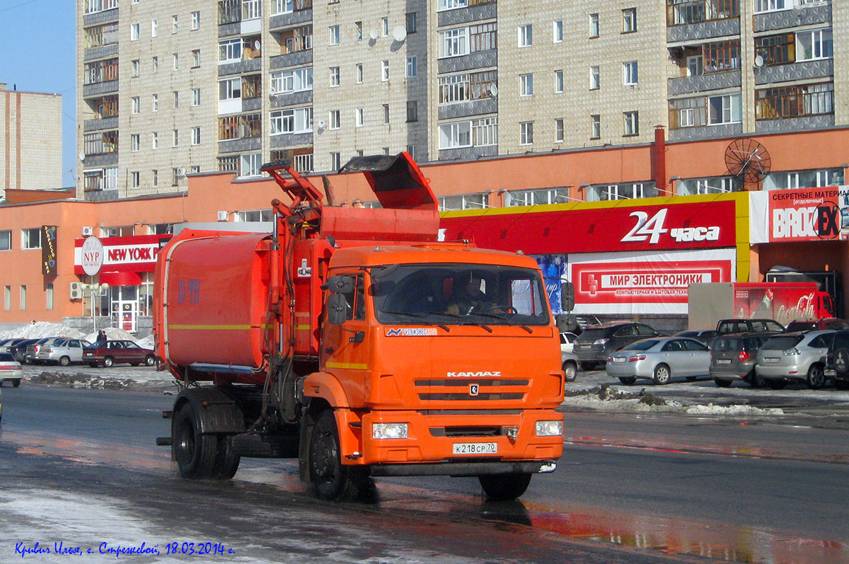 Томская область, № К 218 СР 70 — КамАЗ-43253-H3(99)