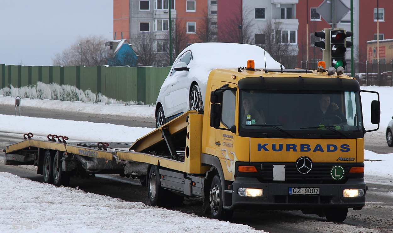 Латвия, № GZ-9002 — Mercedes-Benz Atego 823