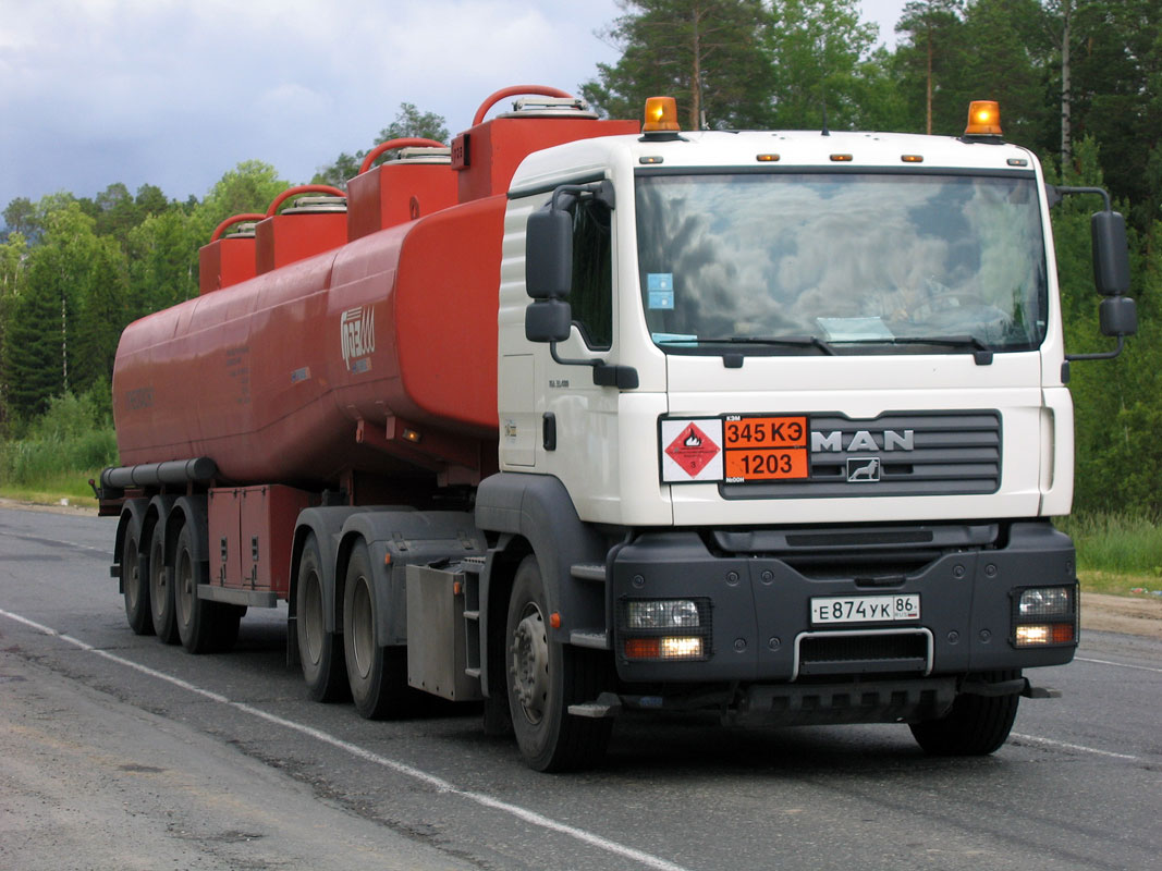 Ханты-Мансийский автоном.округ, № Е 874 УК 86 — MAN TGS 26.440