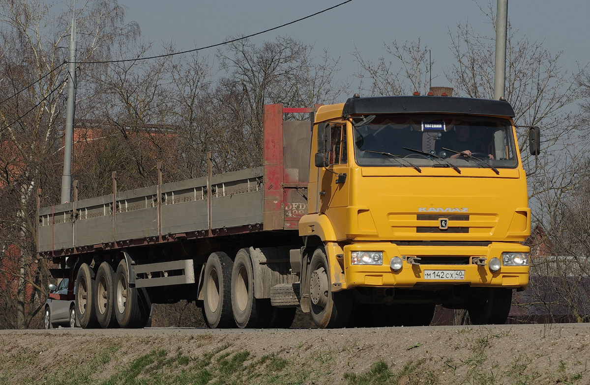 Калужская область, № М 142 СХ 40 — КамАЗ-65116-N3(78)