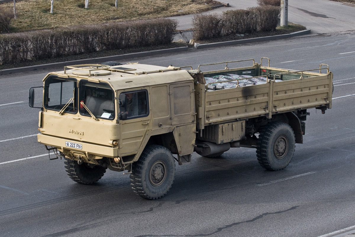 Алматы, № A 223 FN — MAN KAT (общая модель)