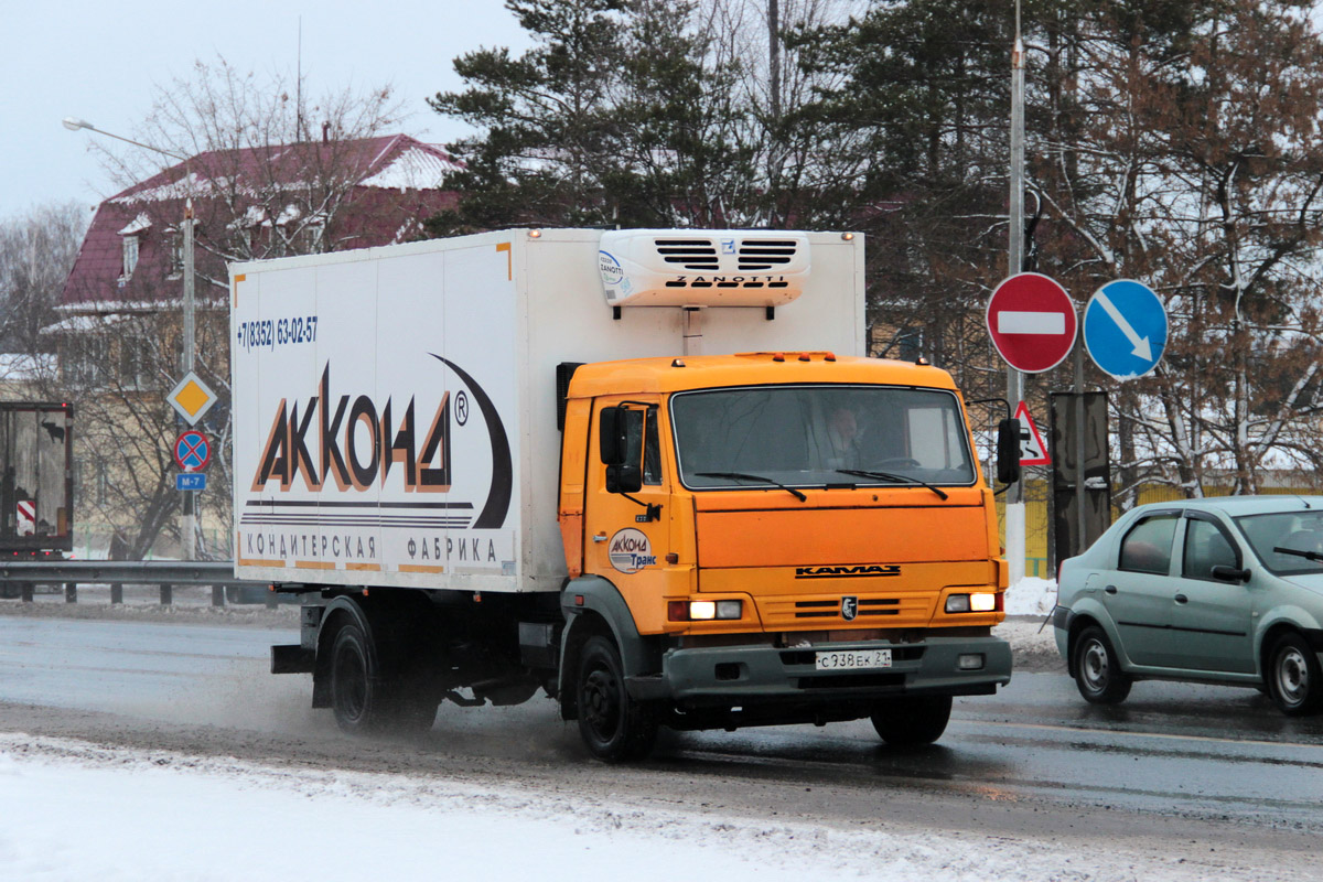 Чувашия, № С 938 ЕК 21 — КамАЗ-4308-A3(96)
