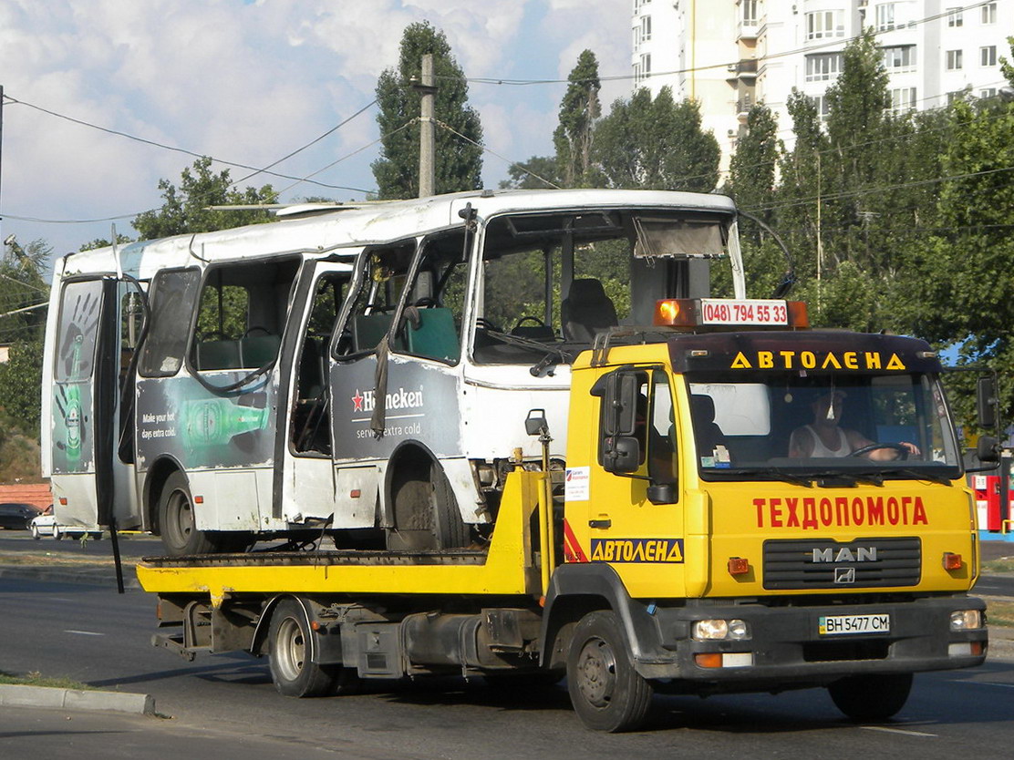 Одесская область, № ВН 5477 СМ — MAN L2000 (общая модель)
