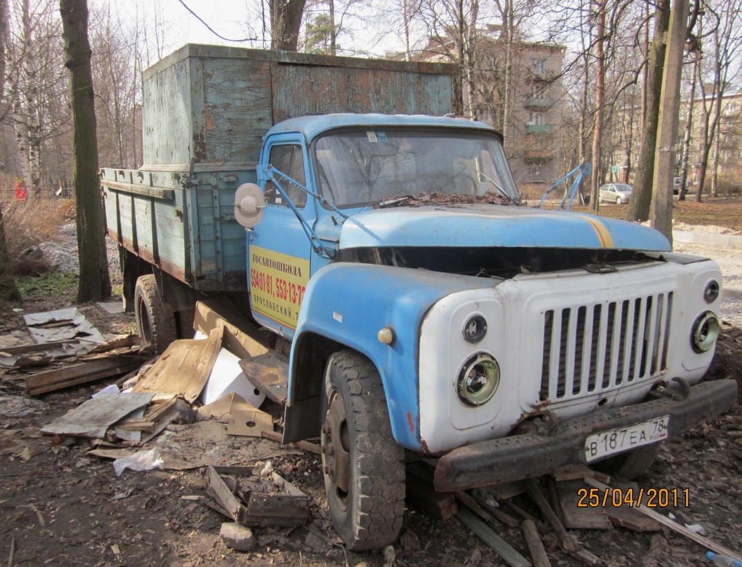 Санкт-Петербург, № В 187 ЕА 78 — ГАЗ-53-27