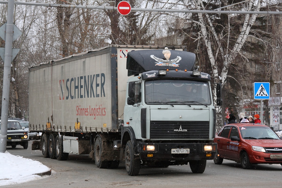 Томская область, № М 787 ОТ 70 — МАЗ-54329