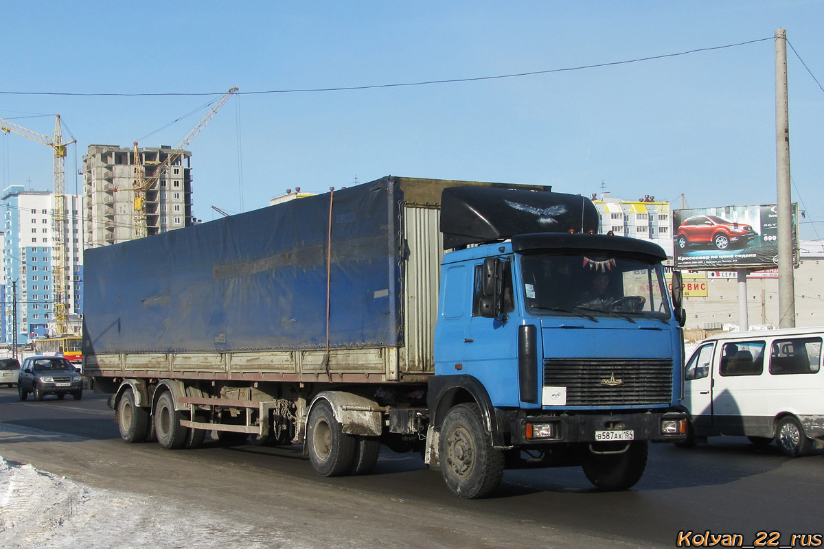 Новосибирская область, № В 587 АХ 154 — МАЗ-54323