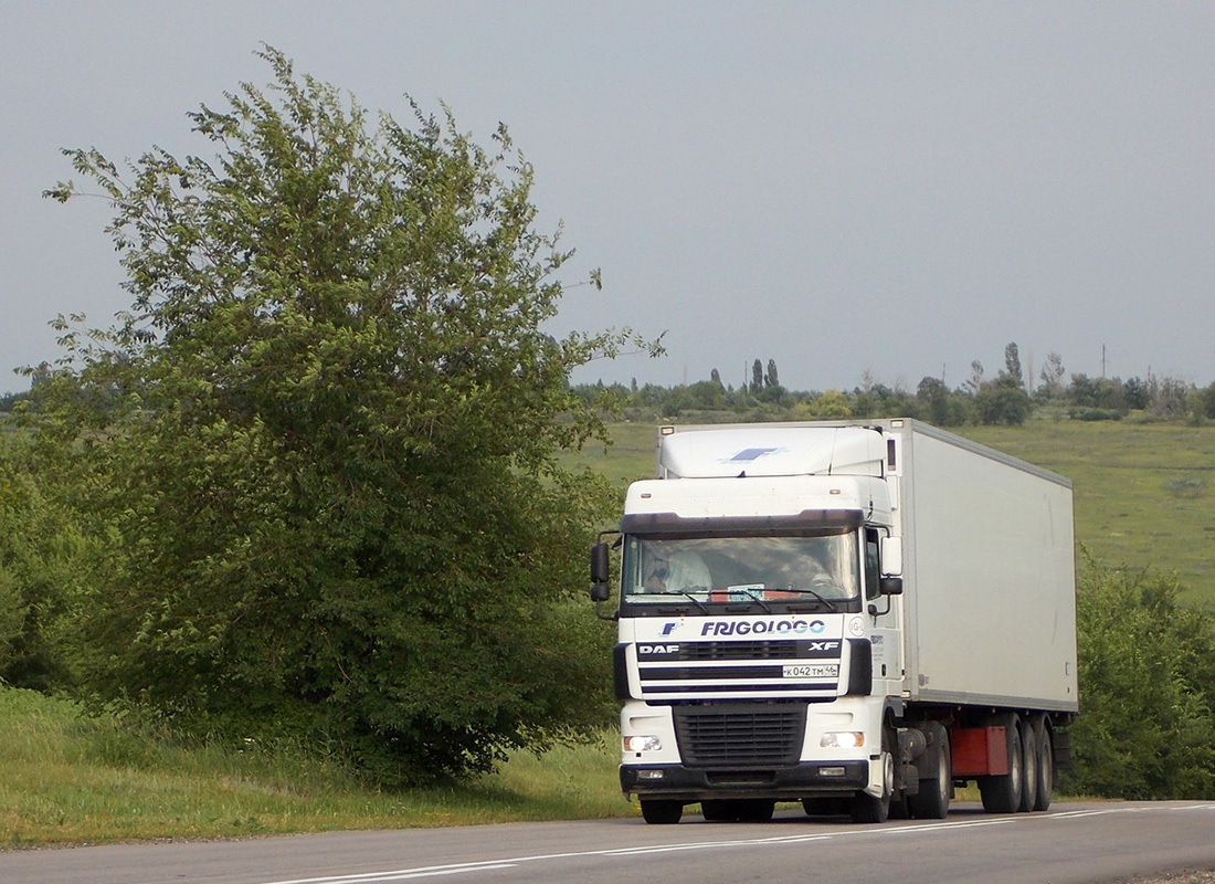 Курская область, № К 042 ТМ 46 — DAF XF95 FT