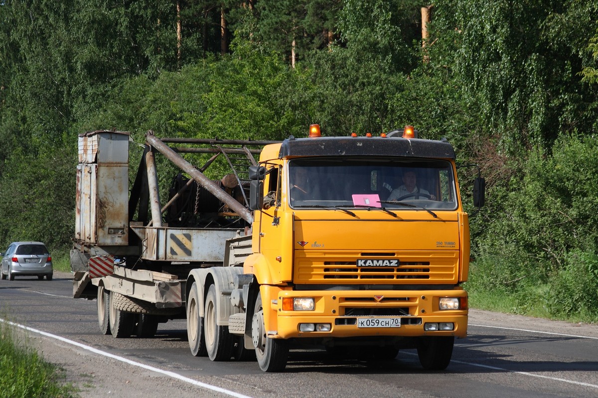 Томская область, № К 059 СН 70 — КамАЗ-65116-62