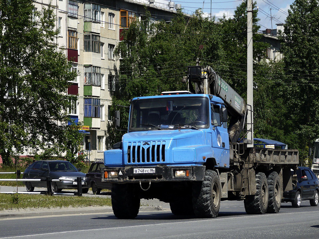 Ханты-Мансийский автоном.округ, № В 748 УС 86 — Урал-4320-48