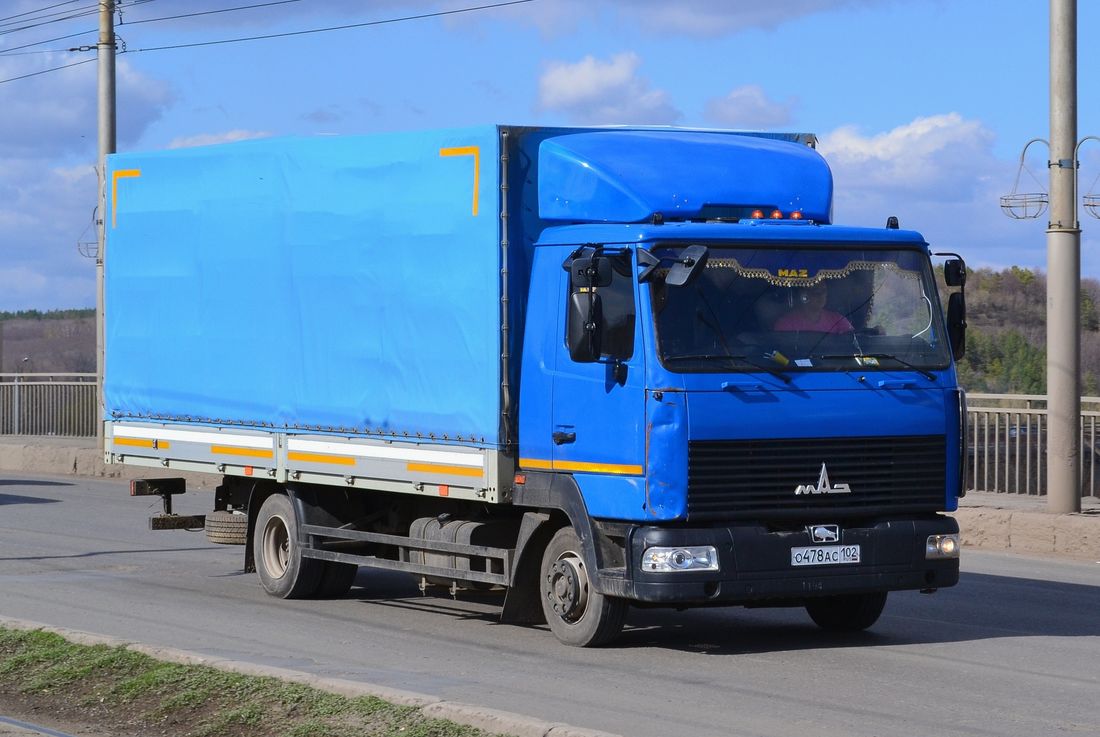 Башкортостан, № О 478 АС 102 — МАЗ-437130