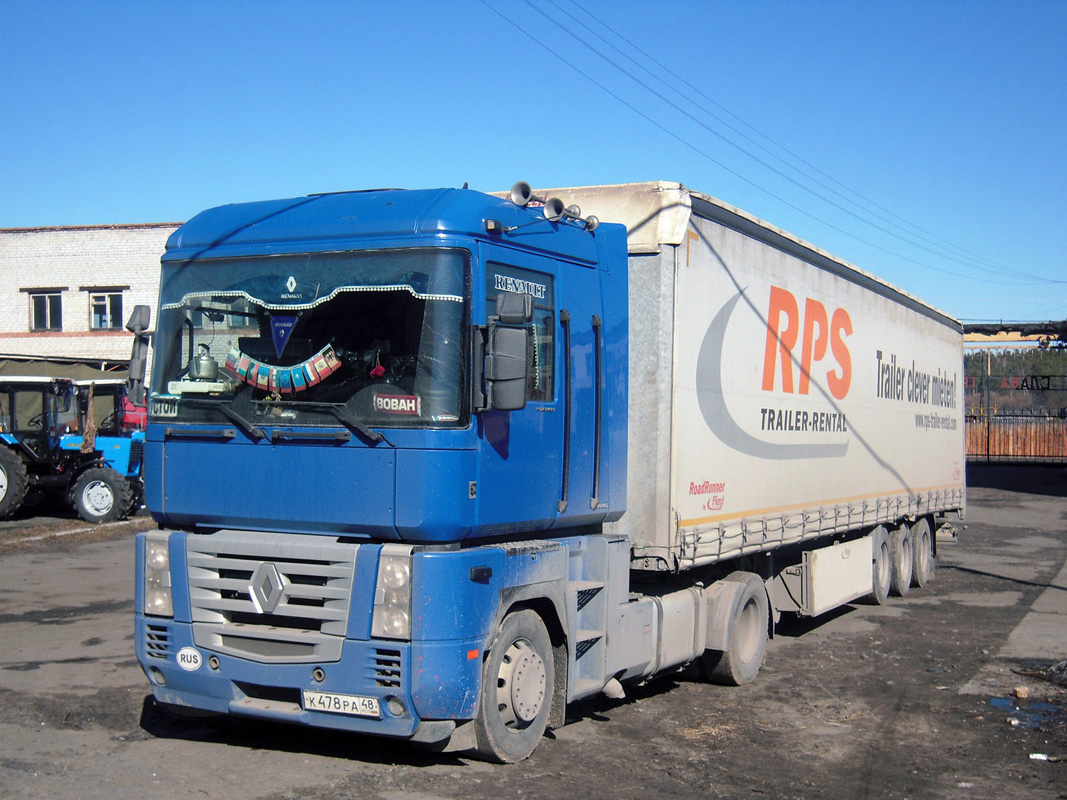 Липецкая область, № К 478 РА 48 — Renault Magnum E-Tech ('2001)