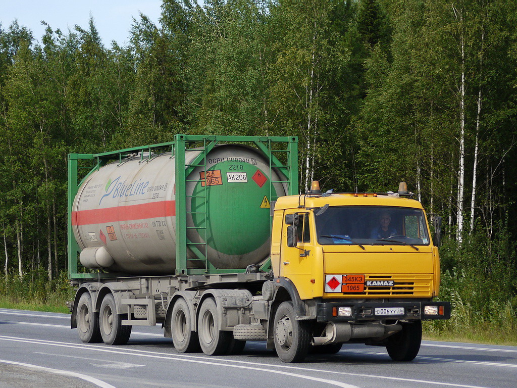 Ханты-Мансийский автоном.округ, № В 006 УУ 86 — КамАЗ-65116-N3(78)