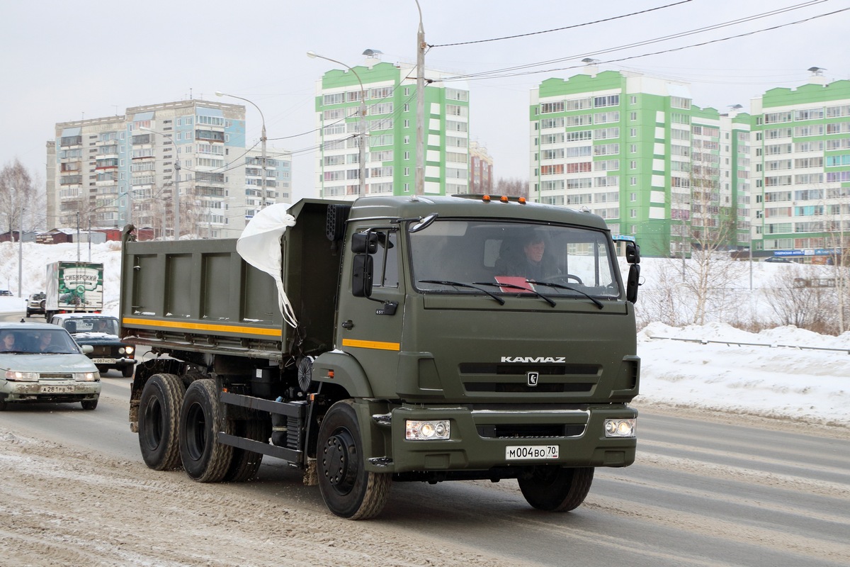 Томская область, № М 004 ВО 70 — КамАЗ-65115-A4(23)