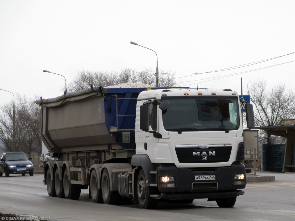 Волгоградская область, № А 959 АК 134 — MAN TGS 33.440
