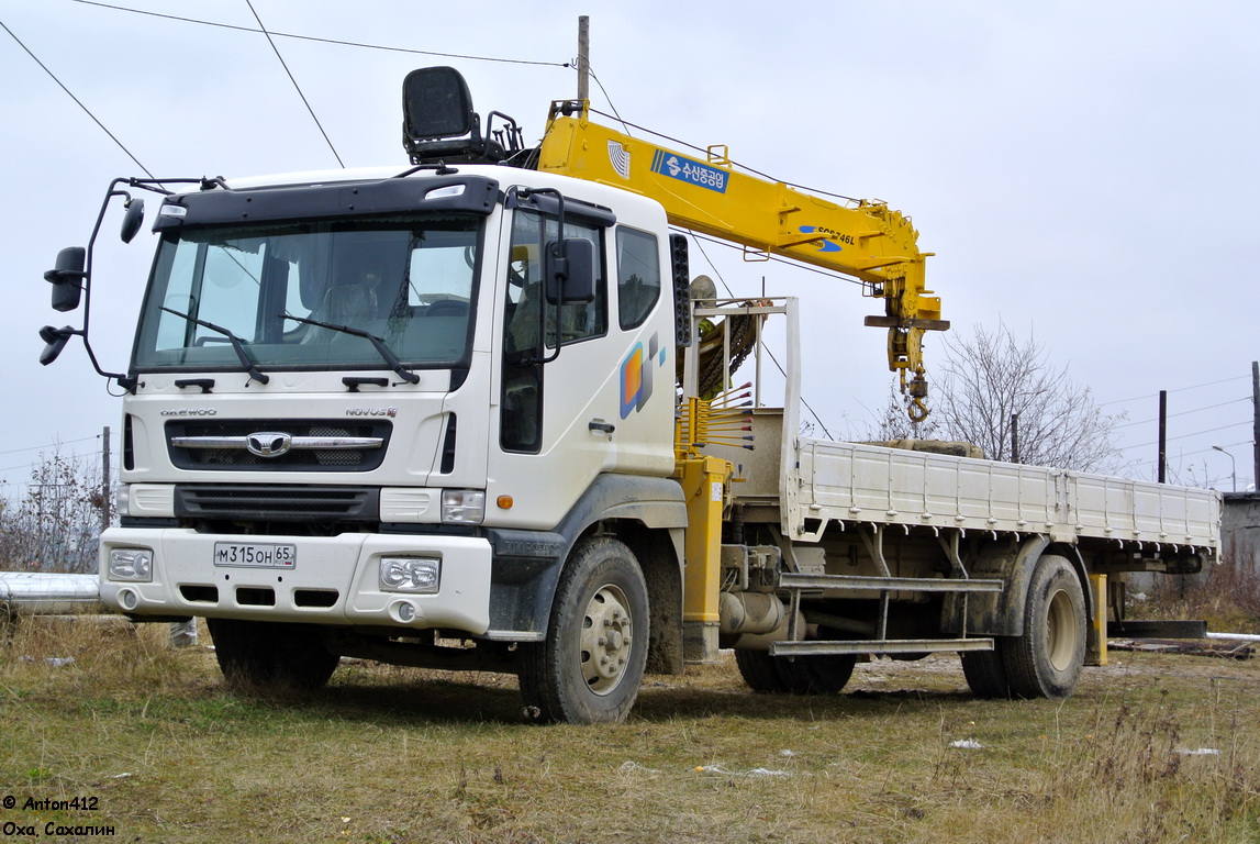 Сахалинская область, № М 315 ОН 65 — Daewoo Novus