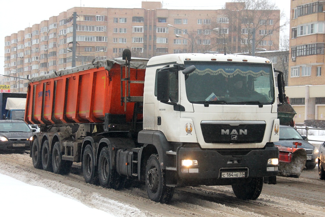 Владимирская область, № С 184 НЕ 33 — MAN TGS 33.430