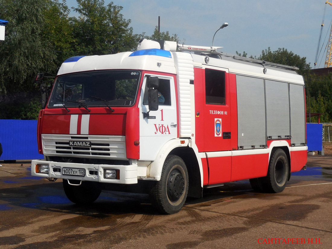 Башкортостан, № В 007 ХУ 102 — КамАЗ-43253-A3(96)