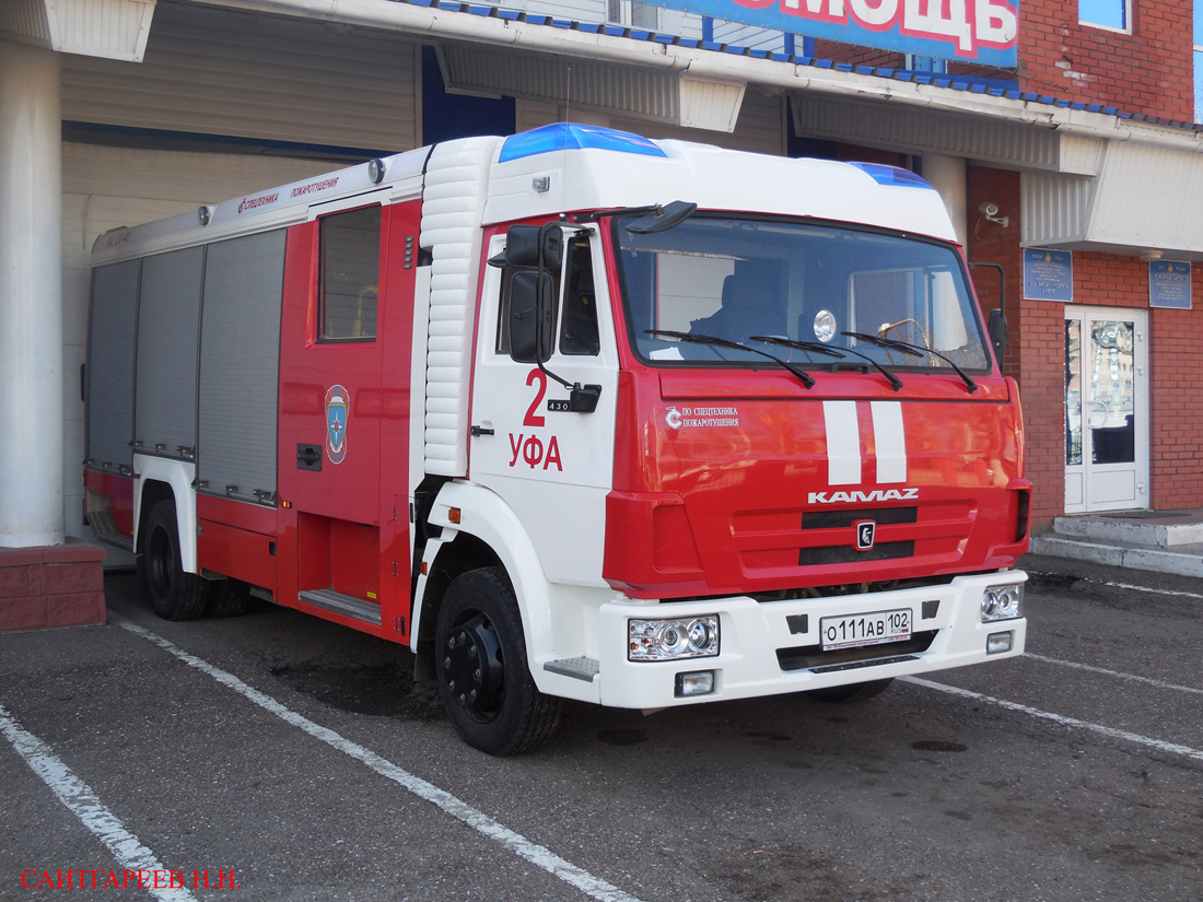 Башкортостан, № О 111 АВ 102 — КамАЗ-4308-H3(99)