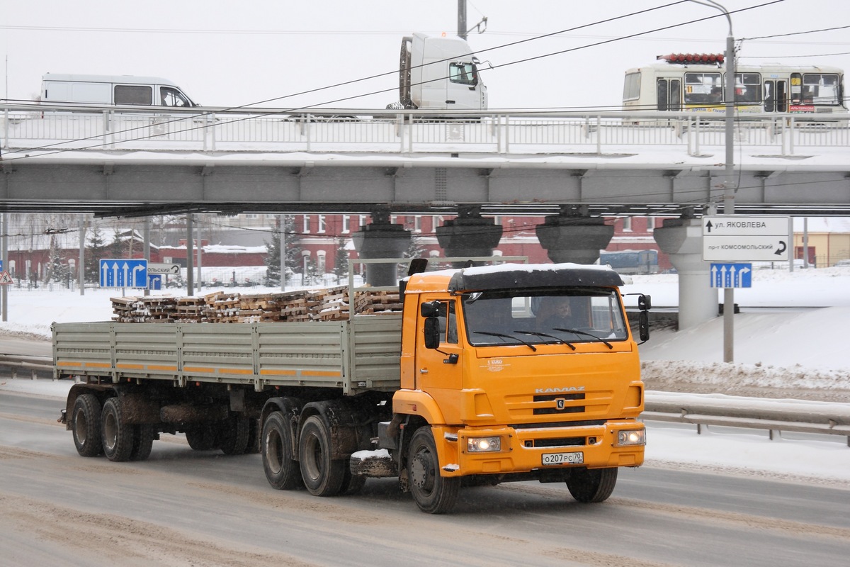 Томская область, № О 207 РС 70 — КамАЗ-65116-N3(78)