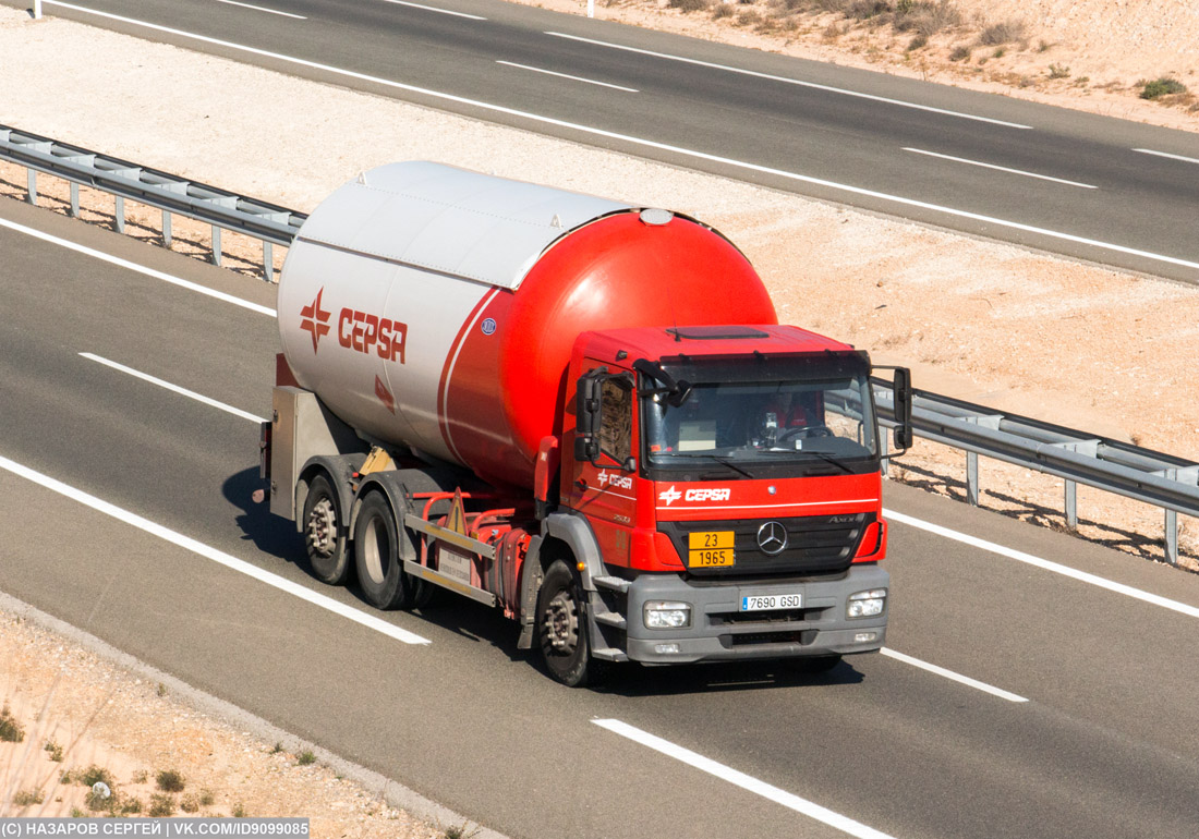 Испания, № 7690 GSD — Mercedes-Benz Axor 2533