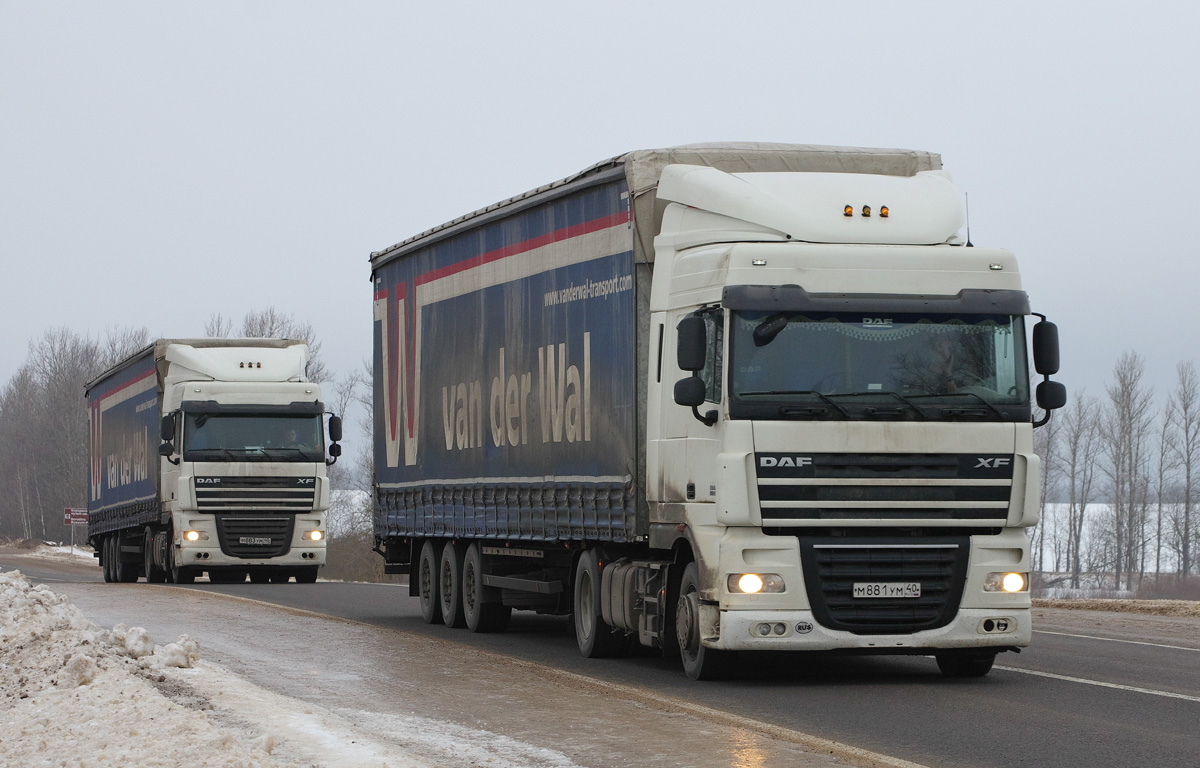Калужская область, № М 883 УМ 40 — DAF XF105 FT; Калужская область, № М 881 УМ 40 — DAF XF105 FT