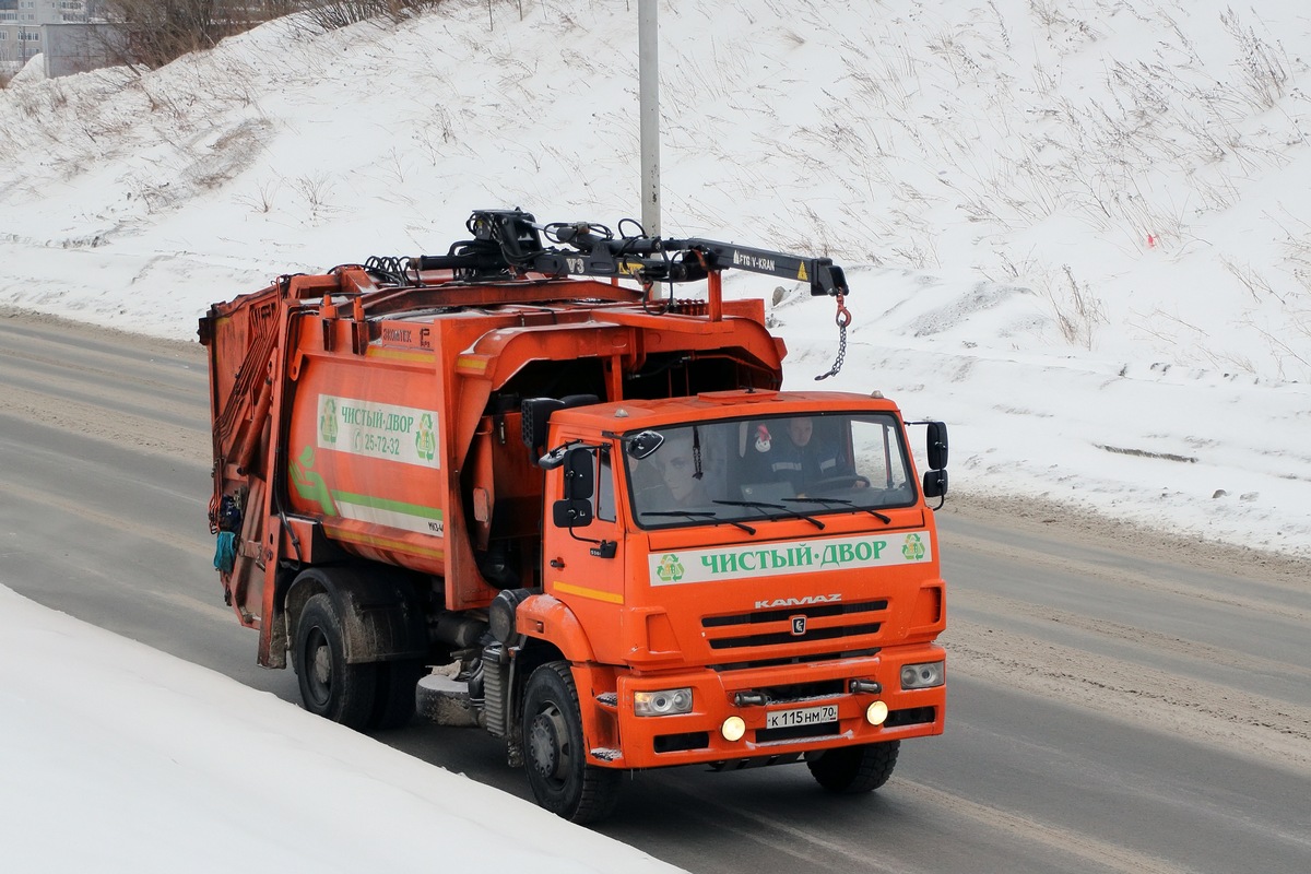 Томская область, № К 115 НМ 70 — КамАЗ-53605-A4(23)