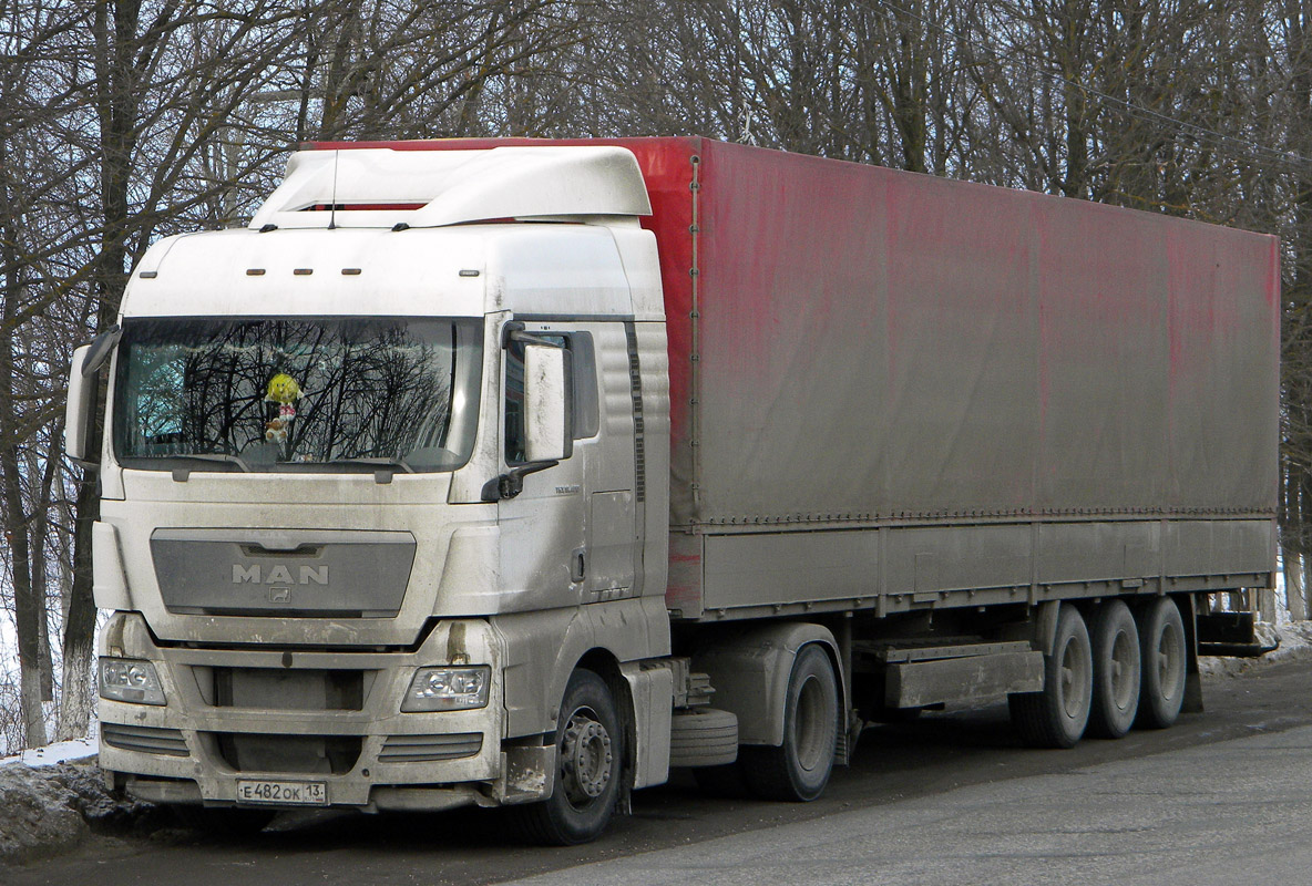 Мордовия, № Е 482 ОК 13 — MAN TGX ('2007) 18.400