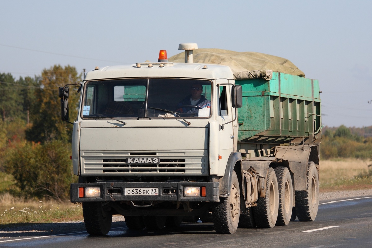 Томская область, № С 636 ЕК 70 — КамАЗ-54115 [541150]